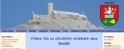 odkaz na oficialn webov strnky obce Bezdz www.bezdez.cz