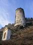 Pohled na čertovu věž z křížové cesty k hradu Bezděz