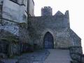 Čtvrtá hradní brána vstup do hradu Bezděz